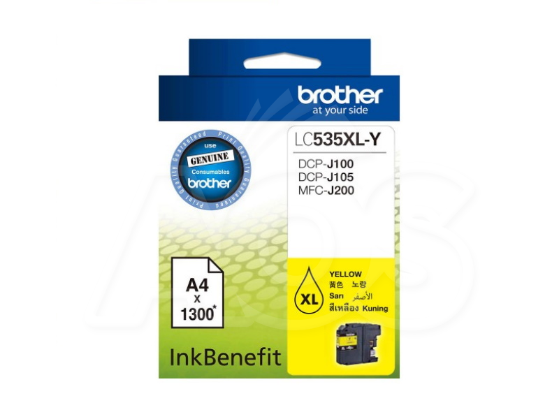Brother LC535XL-Y Yellow Ink Cartridge