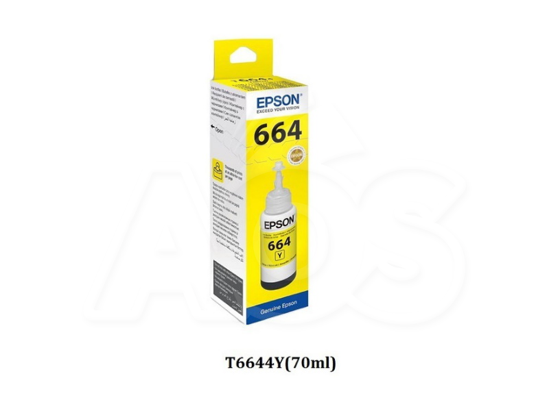 Epson T664 Yellow Ink Bottle 70ml