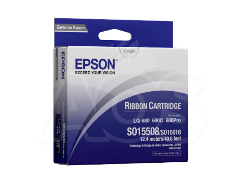 Epson S015508/S015016 Ribbon Cartridge Black