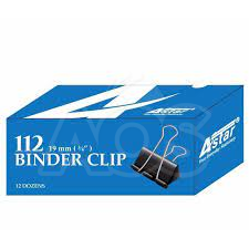 Astar Binder Clip 112 19MM 12`S