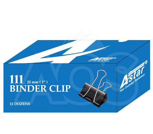Astar Binder Clip 111 25MM 12'S