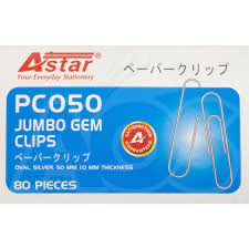 Astar Jumbo Paper Clip 050 80`S