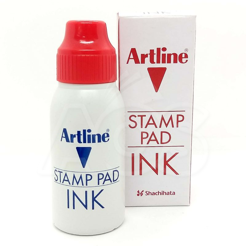 Artline Stamp Pad Ink 50CC Red