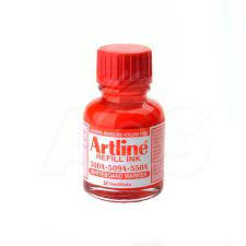 Artline Whiteboard Refill Ink Red