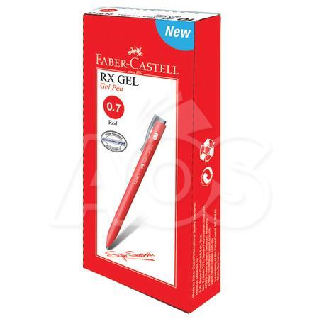 Faber Castell 249621 RX Gel Pen 0.7 Red