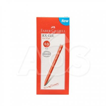Faber Castell 249921 RX Gel Pen 0.5 Red